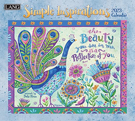 LANG SIMPLE INSPIRATIONS™ 2023 WALL CALENDAR