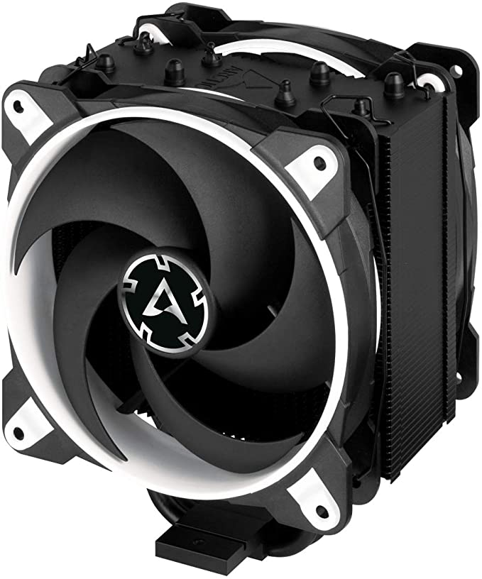 ARCTIC Freezer 34 Esports Duo - Tower CPU Cooler with BioniX P-Series case Fan in Push-Pull, 120 mm PWM Fan, for Intel and AMD Socket, for CPUs up to 210 Watt TDP - White