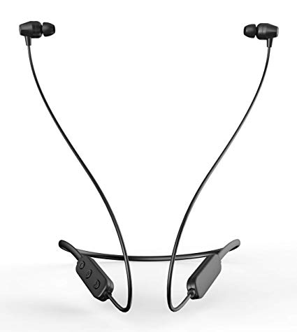 Bluetooth Headphones Wireless Earbuds 4.2 Magnetic Bluetooth Earphones IPX5 Waterproof Noise Cancelling Headset for Running,Cycling,Workout(A6/Black)