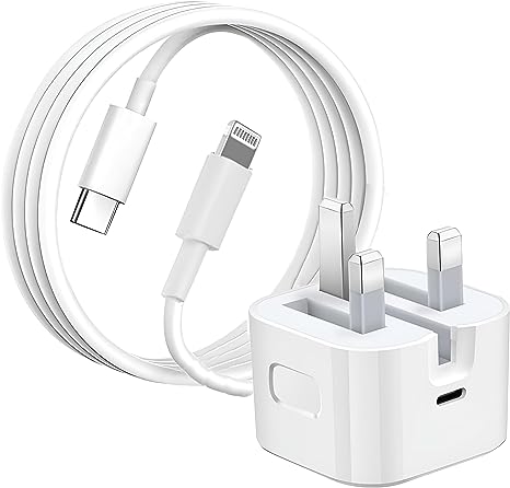 iPhone PD Fast Charger, [MFi Certified], iPhone Charger PD 20W 3.0 USB C Quick Charger Plug and 1M USB C Quick Charging Cable, C-Type Wall Quick Charger, Compatible with iPhone 14/13 /12/11 /XS/pad