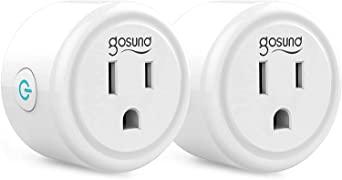 Smart Plug Mini WiFi Outlet Works with Alexa, Google Home, Smart Socket No Hub Required, Etl and Fcc Listed, Remote Control Your Devices from Anywhere (2 Pack)