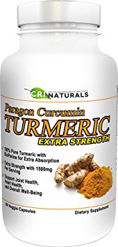 Paragon Curcumin Turmeric-1500mg Extra Strength- Anti-Inflammation - Supports Joint Health - Heart Health - Muscle Pain Relief - 90-Day Satisfaction Guarantee
