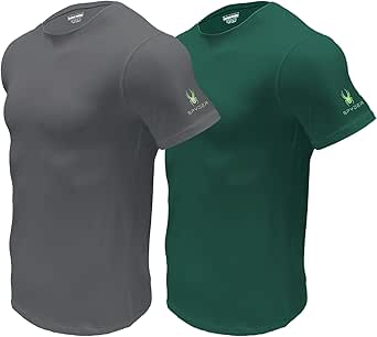 Spyder Mens Performance Moisture Wicking Crew Neck Undershirts/Ultra soft Stretch Sports T-Shirt