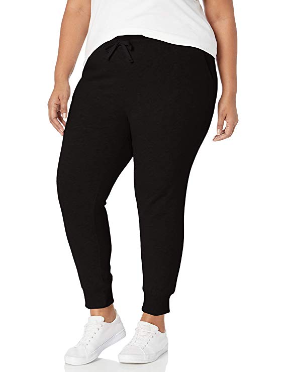 Amazon Essentials Women's Plus Size French Terry Fleece Jogger Sweatpant