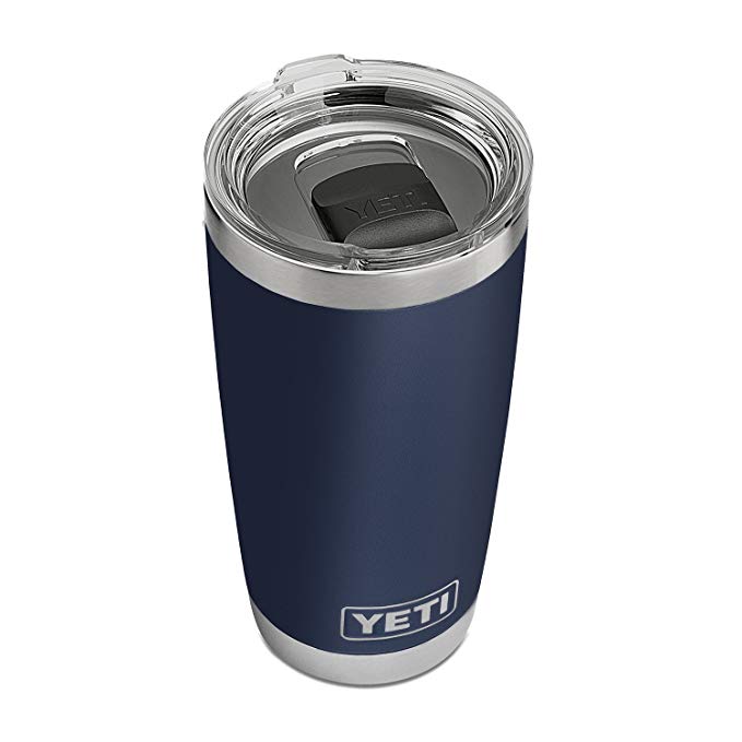 YETI Rambler 20 oz Stainless Steel Vacuum Insulated Tumbler w/MagSlider Lid, Navy