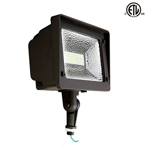 BWL LED Floodlight, Waterproof Outdoor Lighting, 50W Outdoor Yard Light, 5000K 5500lm 100-277Vac, ETL/cETL Qualified