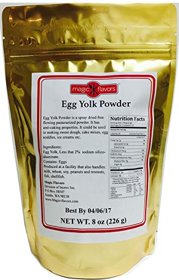 Magic Flavors Egg Yolk Powder, 8-oz Pouch