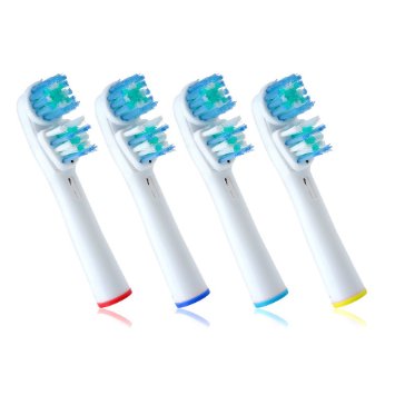 Generic Oral-B Dual Clean Compatible Replacement Brush Heads (4 ct.)