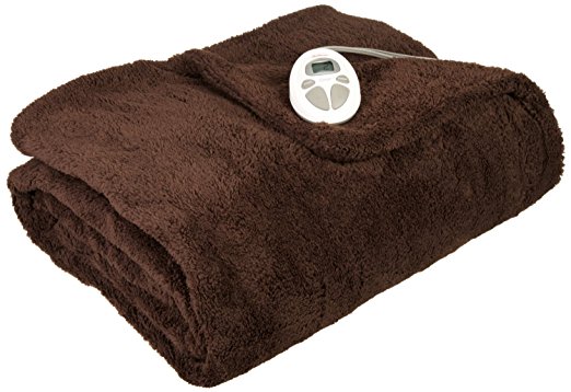 Sunbeam LoftTech Blanket, Full, Walnut, BSL8CFS-R470-16A00