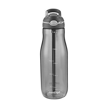 Contigo Auto Spout Ashland Water Bottle, 40 oz, Smoke