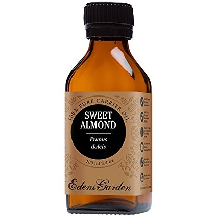 Sweet Almond 100% Pure Carrier/ Base Oil- 3.4 oz (100 ml) by Edens Garden