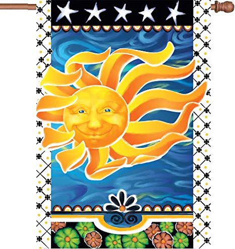 Premier 52437 House Brilliance Flag, Radiant Sun, 28 by 40-Inch