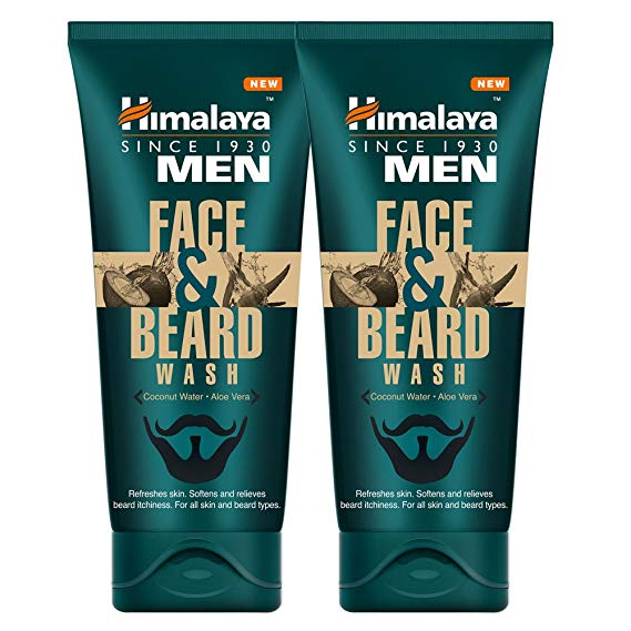 Himalaya Men Face And Beard Wash, 80ml (Pack Of 2)