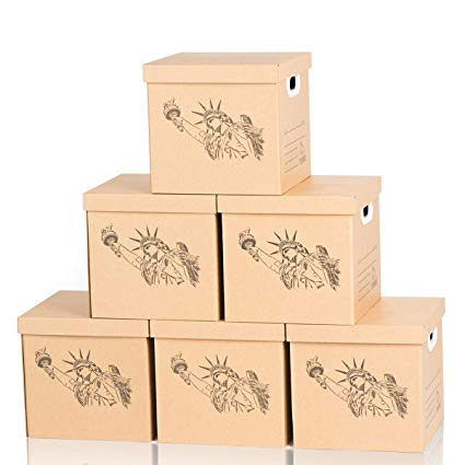 SEMAXE Collapsible Storage Cube Boxes, 6 Pack