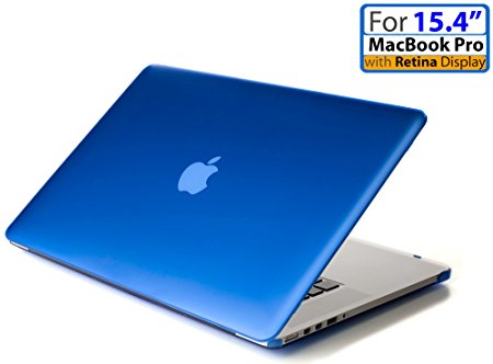 iPearl mCover Hard Shell Case with FREE keyboard cover for 15-inch Model A1398 MacBook Pro (with 15.4-inch Retina Display) - BLUE