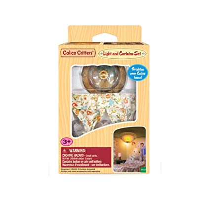 Calico Critters Light & Curtain Play Set, Multicolor