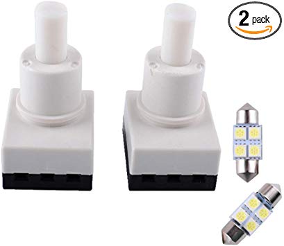 Durable 924-798 Dome Lamp Switch for 2006 Honda CR-V Odyssey Accord Pilot Ridgeline Dodge Ram 1500 Map Light Switch Replace 34404-SDA-A21 34404-SDA-A22D3(Updated Switch Free Bulbs)