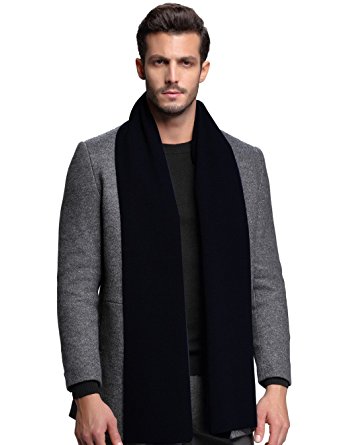 Men Cashmere Scarf Winter Scarves by FULLRON - Long / Warm Wool Scarf for Men