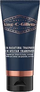 King C. Gillette Gel de Afeitar Hombre con Té Blanco y Aceite de Argán, 150 ml