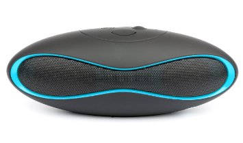 Ubit Ultra-Portable Mini Speaker Wireless Bluetooth FM X6-Blue