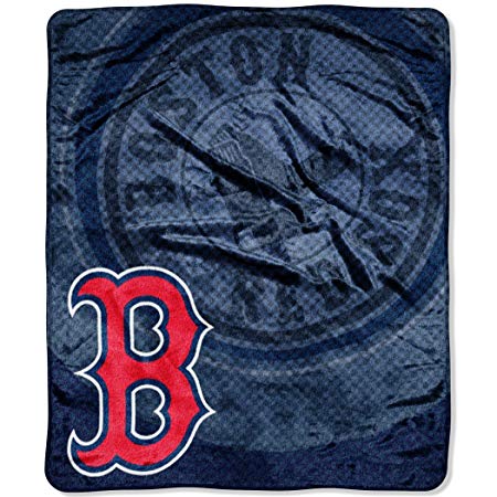 MLB Boston Red Sox Retro Plush Raschel Throw, 50" x 60"