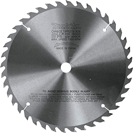 Makita 792377-A 8-1/4-Inch by 5/8-Inch 40T Carbide Blade