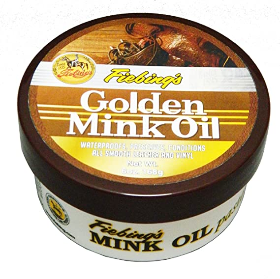 Fiebing Company Golden Mink Oil Leather Preserver, 6 Ounce