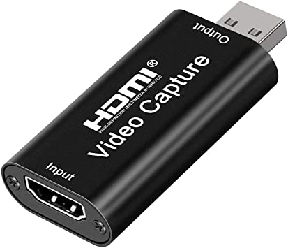 WELINK Audio Video Capture Card HDMI to USB 3.0, 1080P 60FPS Game Capture Recording via DSLR, Camcorder for Gaming Live Broadcasting, Streaming, Video Conference, Black
