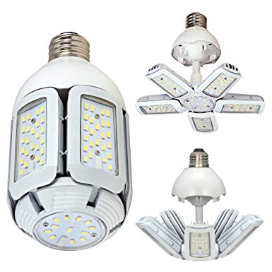 Satco Item S29750 30-Watt LED Retrofit Light Bulb - Replaces HID, CFL and Incandescent Bulbs, 5000K Daylight Color Temperature Medium Base Adjustable Beam Angle 100-277V LED - Replaces Satco S9750