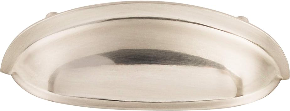 Top Knobs M360 Somerset Collection 3" Somerset Cup Pull, Brushed Satin Nickel