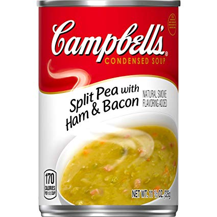 Campbell's Condensed Split Pea with Ham Soup, 11.5 oz. Can