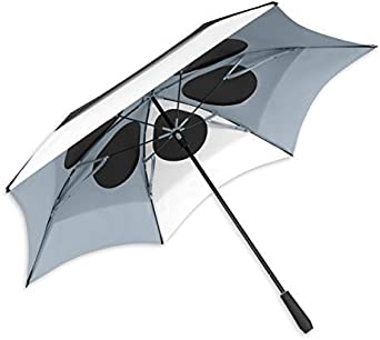 ShedRain Vortex Vent XL 68″ Golf Umbrella: Black/White/Grey