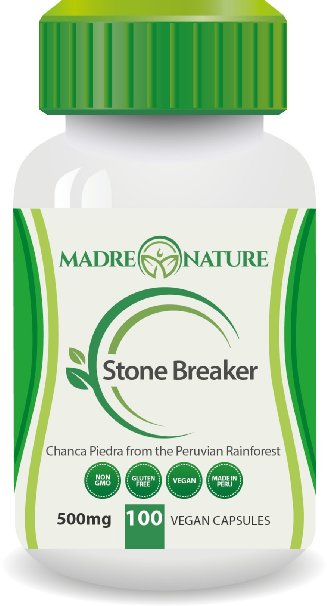 Certified Organic Chanca Piedra Dietary Supplement Stone Breaker Dissolves Kidney and Gall Stones 1
