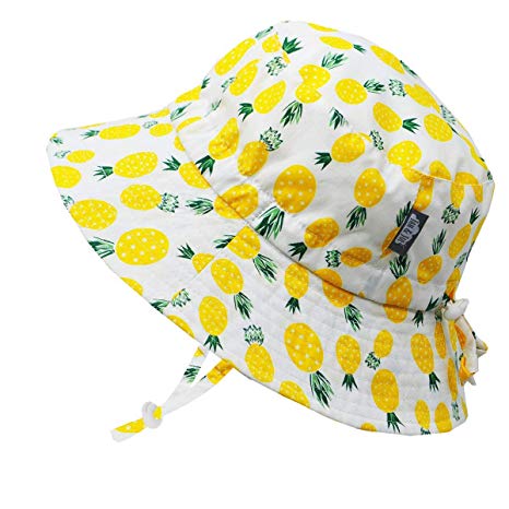 JAN & JUL Baby Toddler Kids Breathable Cotton Bucket Sun-Hat 50 UPF, Adjustable for Growth, Stay-on