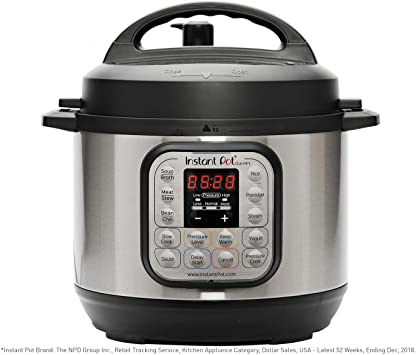 Instant Pot Duo Mini 7-in-1 Electric Pressure Cooker, Slow Cooker, Rice Cooker, Steamer, Saute, Yogurt Maker, and Warmer, 3 Quart, 11 One-Touch Programs