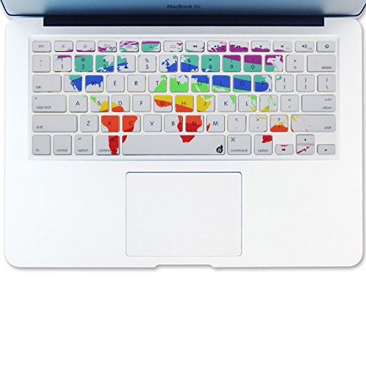 Masino® Silicone Keyboard Cover Ultra Thin Keyboard Skin for MacBook Air 13" MacBook Pro with Retina Display 13"15" 17" (Worldmap)