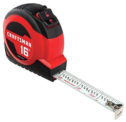 CRAFTSMAN Tape Measure, Self-Lock, 16-Foot (CMHT37216S)