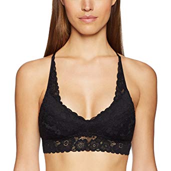 Mae Women's Lace Racerback Bralette with Removable Pads (for A-C Cups)