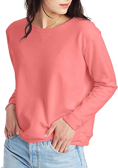 Hanes Women's EcoSmart Crew Sweatshirt