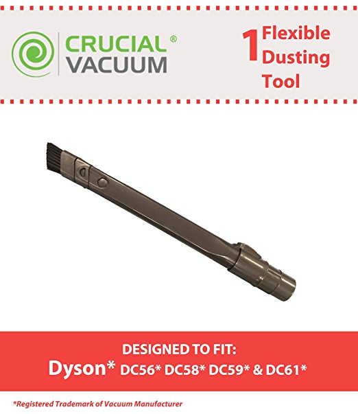 Replacement for Dyson Flexible Crevice Tool & Adaptor fits DC56 DC58 DC59 & DC61, Compatible With Part # 917633-01, by Think Crucial