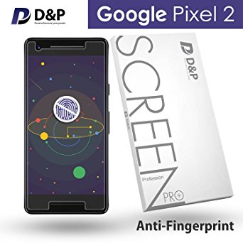 D&P [Anti-Fingerprint] [Shatter Proof] Resin Screen Protector for Google Pixel 2, Matte / Case-Friendly / Anti-Glare / Smooth Touch Game Players’ Choice