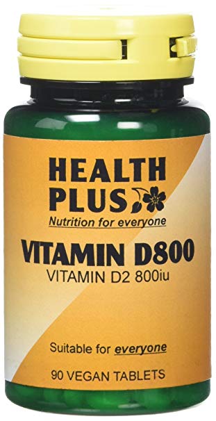 Health Plus Vitamin D 800iu Vitamin D Supplement - 90 Tablets