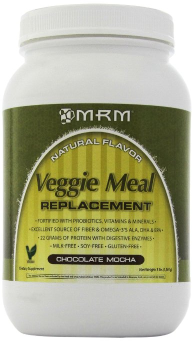 MRM Veggie Meal Replacement, Chocolate Mocha, 3 Pound