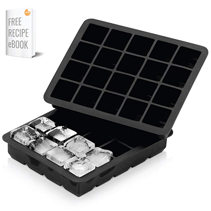 Arctic Chill - Silicone 1'' Ice Cube Tray, Set of Two