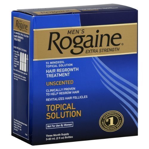 Rogaine Mens Regrowth X-Strength 5% Unscented 3 Month