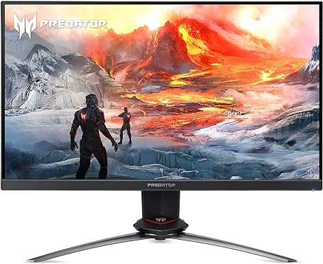 acer Predator 27" UHD 3840 x 2160 IPS Gaming Monitor | AMD FreeSync Premium | 160Hz | Up to 0.5ms | HDR600 | Delta E&lt;1 | TUV/Eyesafe | USB Type-C, DP 1.4 & 2 x HDMI 2.1 | XB273K LVbmiipruzx