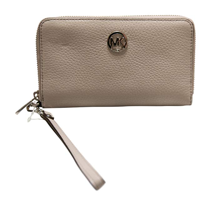 Michael Kors Fulton Large Flat Multifunction Leather Phone Case