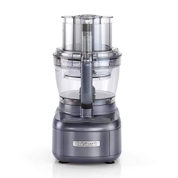 Cuisinart FP1300U Expert Prep Pro, 2 Bowl Food Processor, 550 W, 3 liters, Midnight Grey