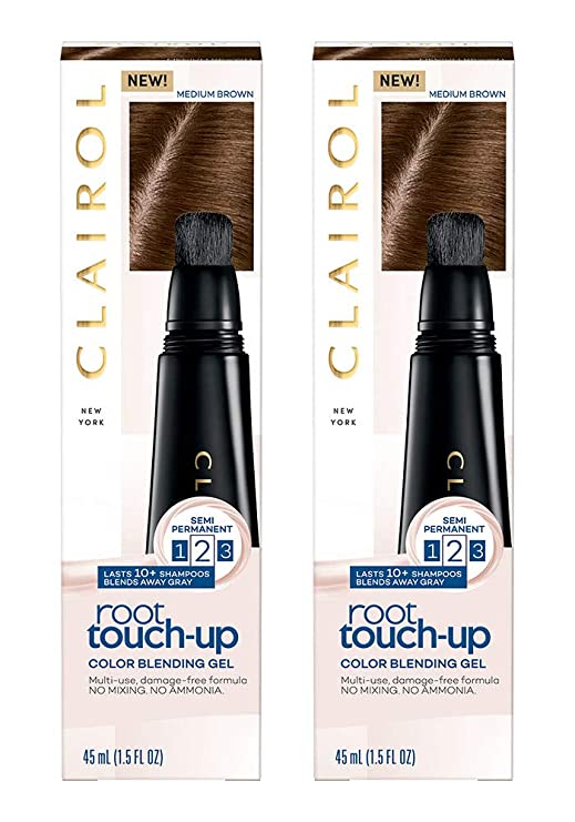 Clairol Clairol Root Touch-Up Color Blending Gel, 5 Medium Brown, 2 Count, 1.5 Fl Oz