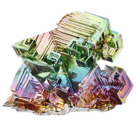 rockcloud 1-1.5" Bismuth Crystal Healing Crystal Irregular Home Decoration Mineral Specimen